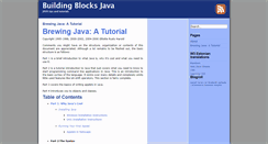 Desktop Screenshot of buildingblocksjava.com